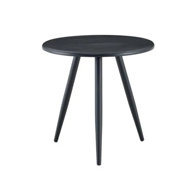 Round Coffee Table nga adunay Metal Base